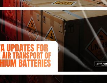 IATA updates for the air transport of lithium batteries